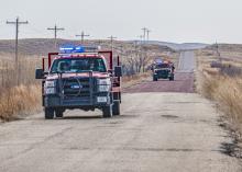 Help is on its way from south Highway 97. Thank you!
