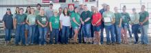 4-H Staff and Cherry County 4-H Council present the Business Friend of 4-H award to the staff of Security First. Photos by J. Nollette Photography
