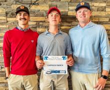 Taking first place for the second year in a row was the Caprock Ranch team of Colby Perkins, Jay Brockhaus, and Teddy Seitz.