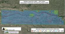 MNNRD Saturated Thickness Map
