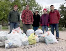 Pictured are from L to R: Adam Thody, Mark Brohman, Nadine Salas, Rosemary Thornton, and Tim Knott.