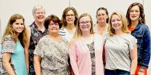 Attendees included: Jill Parrent, Nebraska Corn Board, Lincoln; Anita Keys, Elsmere; Karol Swan, Columbus/ York; Joan Ruskamp, Dodge; Jordan Classen, St. Edward; Paula Peterson, Waverly; Emma Vogt, Naper; and Morgan Wrich, Nelson.