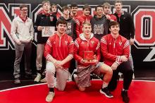 Pictured are back row L to R: Jacob Fuehrer, Parker Chavez, Westin Witte, Deklin Titus, Jordan Bailey, Rownan Eggert, Jekhi Williams, Trevor Burdick, Coach Marcus Nelson. Front row, L to R: Thane Taylor, Clayton Elliot, Cooper Phillips.