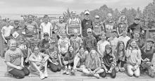Youth developed leadership skills, self-confidence, and goal setting at the Log N 4-H Camp.