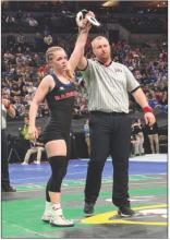 Haddison Mundorf get a win in the 135#.