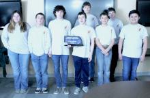C-K eSports team are pictured from L to R: Morghean Covey, Tyson Hill, Mason Jones, Tripp Hill, Dawson Fleagle, Isaac Pitken, Logan Hendrix, Emiliano Garza. Not pictured Justin Wyckoff.