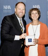 Cherry County Hospital and Clinic’s recipient of The Caring Kind award for 2023 was presented to Shirley Knudsen, RN.