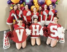 VHS Badger Cheer Squad makes school history