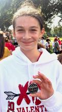 Medaling for the Lady Badgers, in second place, was Kealy Titus.