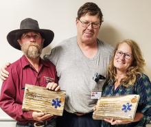 Three retire from EMS with over 75 years of combined experience