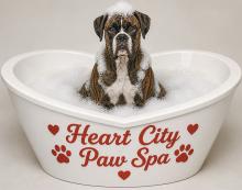 “Spending the whole day loving on dogs is a dream come true for me. I look forward to serving you and your furry family members,” said Pam Battershaw, owner of Heart City Paw Spa, LLC.