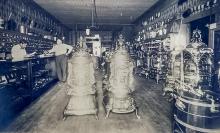 The ornate beauty of Peters Hardware in a bygone era. History is still around us and does speak to those who listen.