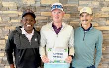 Championship Flight winner CapRock Ranch #1, pictured from L to R: Patrick Kisomanga, Jay Brockhaus, and Colby Perkins.