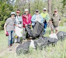 Friends of the Niobrara held their Sparks River Road cleanup