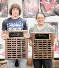 The Male Athlete, Cayden Lamb and Female Athlete, Malika Monroe were named at the annual Sports Banquet held Sunday, May 7, 2023.
