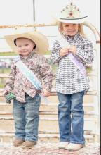 At the recent Circle C Day activities, Little Mr. and Little Miss Circle C were selected, Mr. Cooper Luthy, son of Cody and Darrian Luthy and Miss Paxtyn Miller, daughter of Landon and Danielle Miller. 