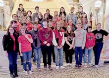 VHS Band and Choir performed at Christmas at the Capitol