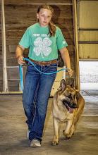 A moment in front of the judges for youth and their pets. Photos by Tina Boone Photography