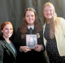 Beel earns third place at State FFA