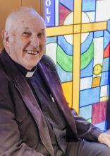 Father Lou Nollette celebrates 50 - jubilee - years as a priest
