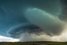 After starting his day stormchasing in Denver, Matt Hollamon of Martell, NE photographed this supercell in the Nebraska Sandhills. Photos by Matt Hollamon