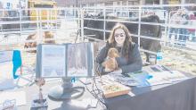 Sandhills Cattle Association had a booth on Valentine’s Main Street where Maddie Davis could help you with all your cattle needs.