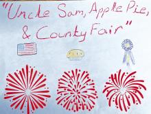 Cherry County Fair theme: Uncle Sam, Apple Pie, and County Fair