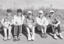 Pictured are from L to R: Becca McGinley, Mekallyn Bancroft, Nicole Williams, Jaycie Cox, and Kaetryn Bancroft.