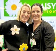 Pictured are L to R: Madeline Schmidt, Chief Nursing Officer, and Christy Sprenger, Registered Nurse.