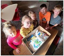 Simeon Rural School creates care packages for essential workers