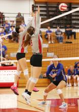 Lady Badger volleyball is working hard