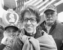 Pictured at the Memorial Day parade in Omaha, are Gold Star Family members from L to R: Greyson, Kelly, and Ken Hollopeter.