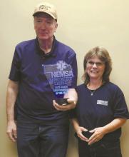 Doug Kroeger, EMT and Shirley Kroeger, EMR, were selected as NEMSA EMS of the Year Award
