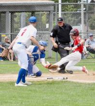 Legion ball plays double header in Hershey