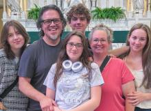 Welcome to Steve Carlsen, PA, and his family: wife Karen, Kyra left, Syrena right, Kyan back, and Syrafina in front.