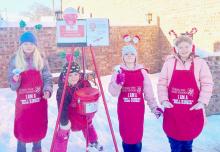 Ringing the Salvation Army bell together is a great way to give back, and helps those in need later on!