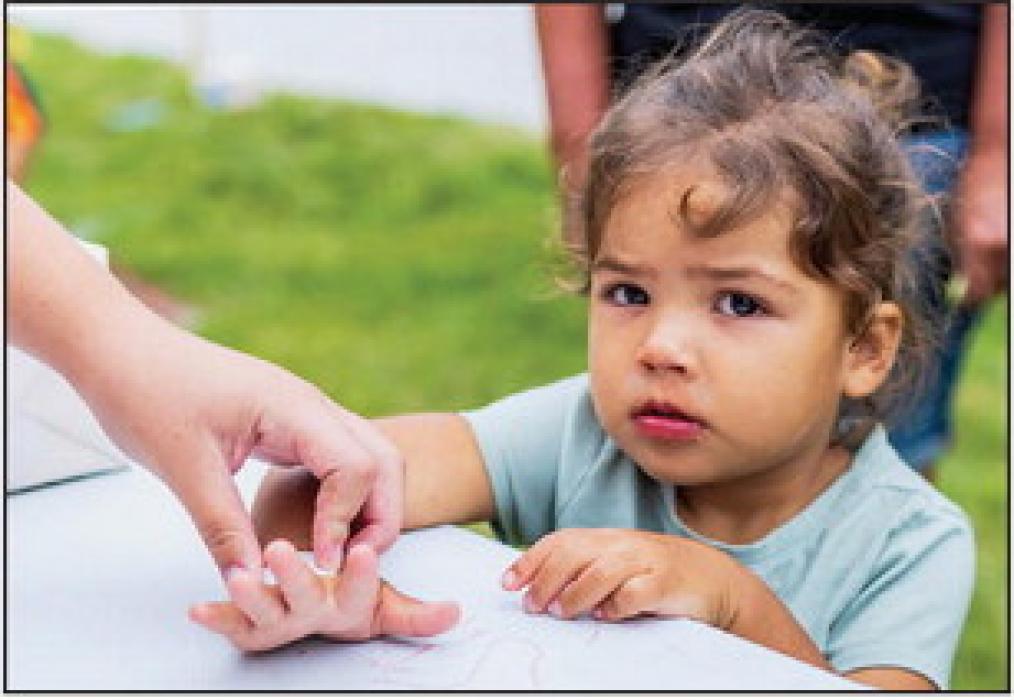 Sometimes playing games isn’t for everyone, in which case, a stop by the temporary tattoo table is in order.