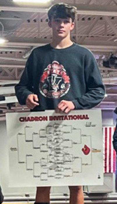 Deklin Titus was Champion at 113lb bracket.