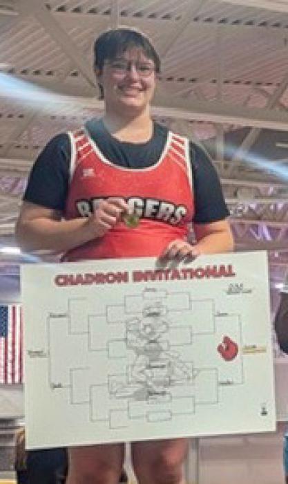 Addie Sexson was Champion at 235lb bracket.