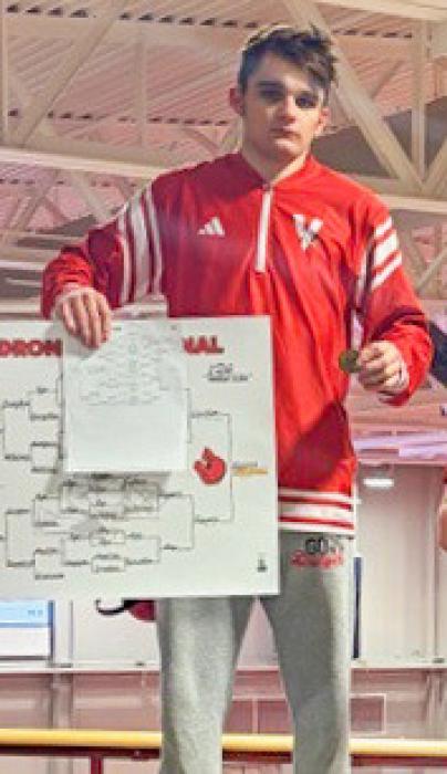 Rownan Eggert was Champion at 126lb bracket.
