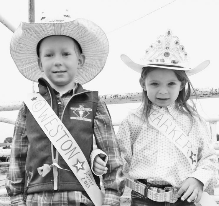 Little Mr. Circle C Weston Peterson; Little Miss Circle C Parker Miller.