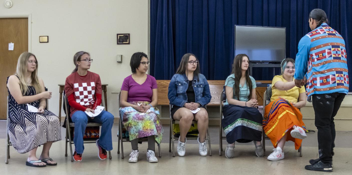 Feather tying ceremony held for graduating students