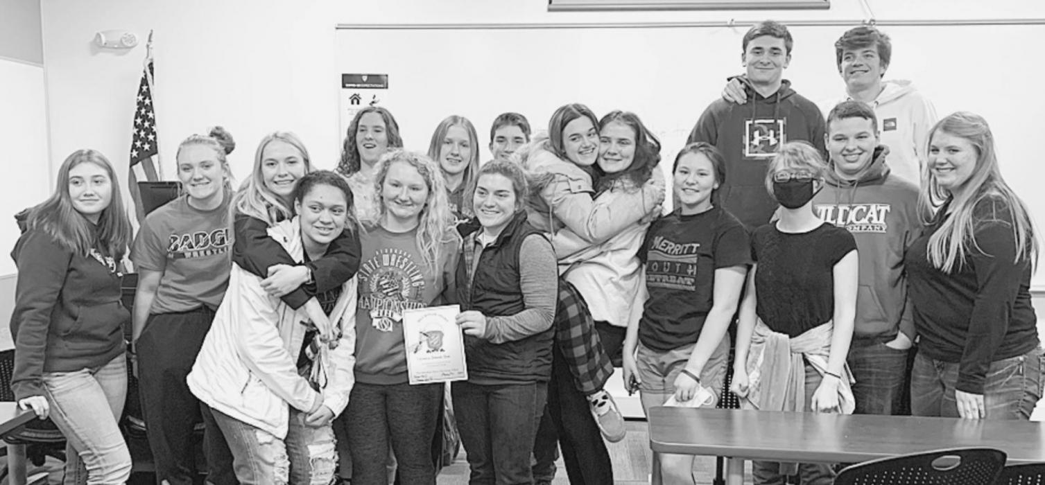 Interact Club hosted a blood drive, and did a lot of community service projects throughout the year.