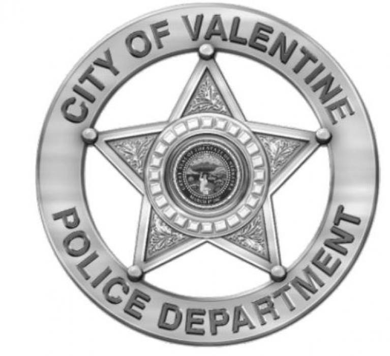 	VALENTINE POLICE REPORT