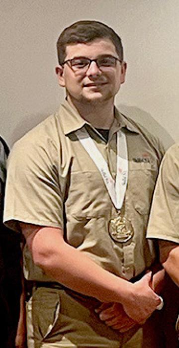 Austyn Kieborz was part of a team who earned a Gold Medal in Teamworks at Nationals SkillsUSA.