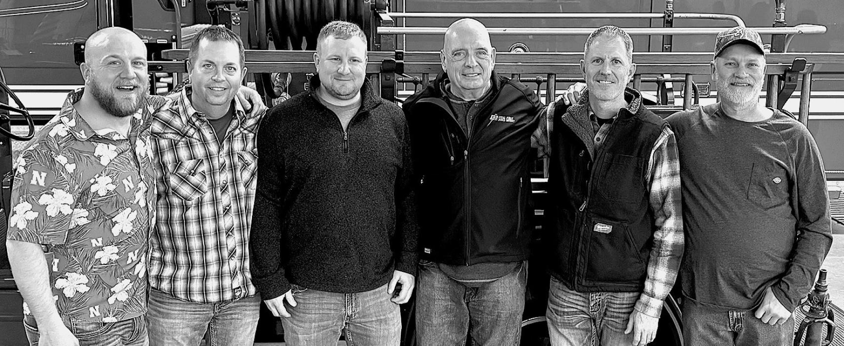 Volunteer firefighters recognized for years of service!