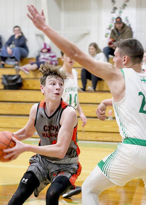 Tristan Fish drives and looks to dish at Colome. Photos by Shontell Roseberry