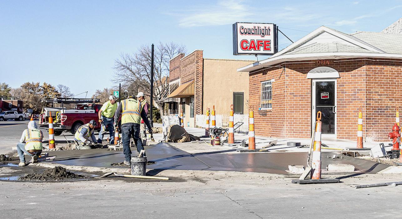 ADA compliant crossings continue at intersections