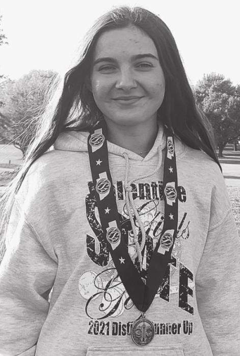 Mekallyn Bancroft tied for 14th place at state golf.