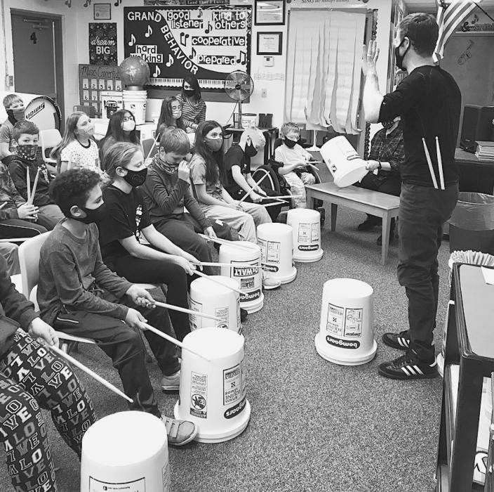 Powers residency creates rhythm and music